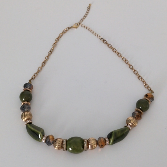 Gold Toned Fashion Necklace - Picture 4 of 5